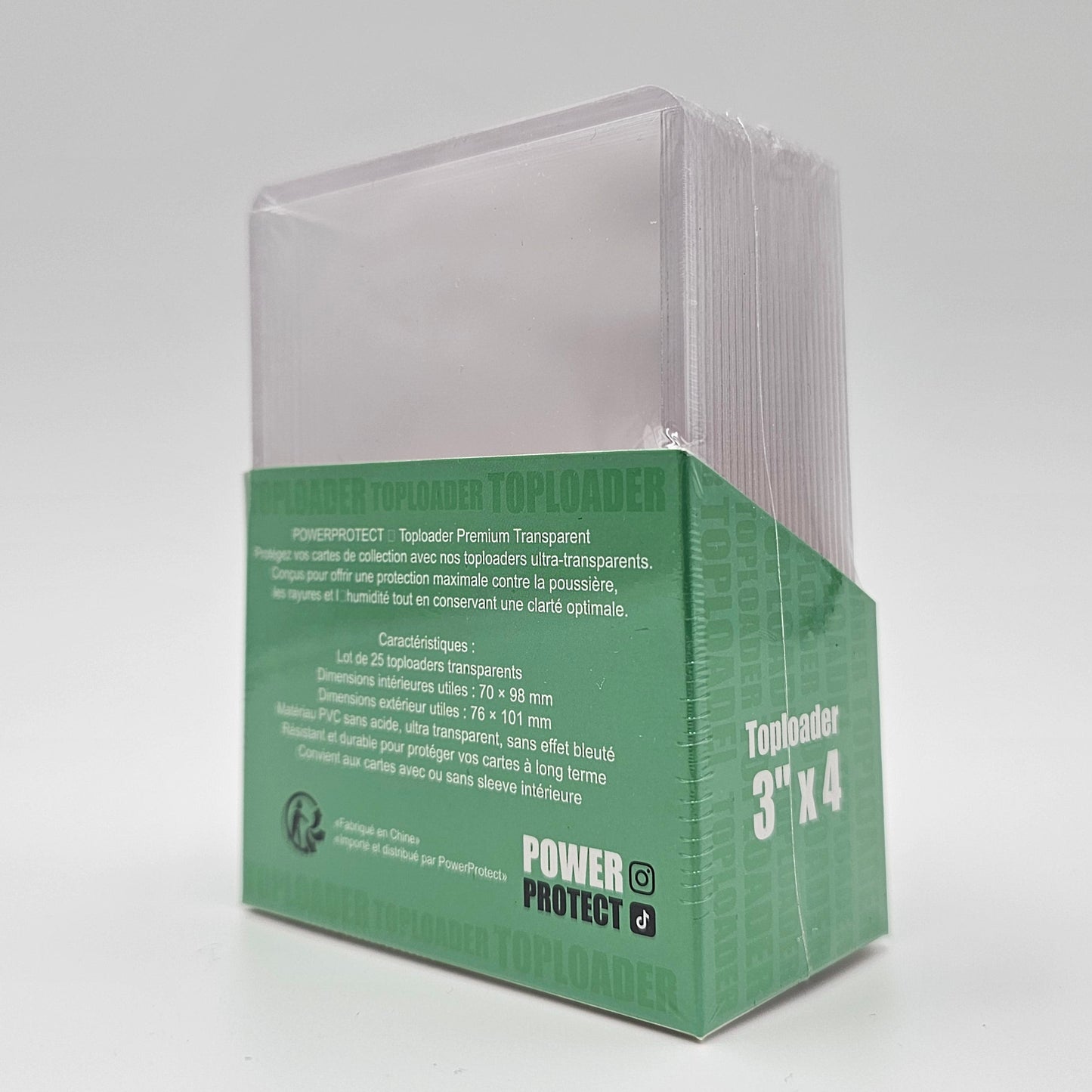 Toploader Premium Ultra Transparent – Lot de 25